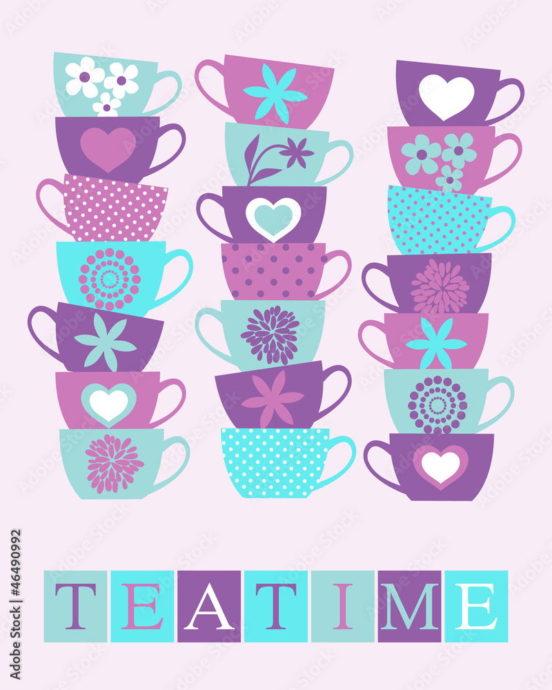 Teatime Card Design
