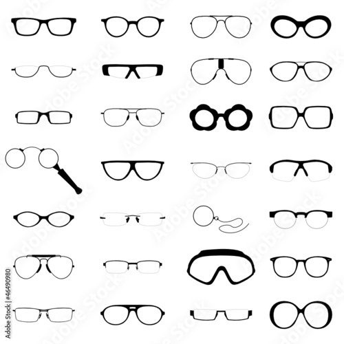 verschiedene Brillen
