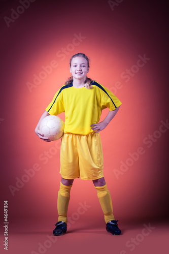 soccer girl © Val Thoermer