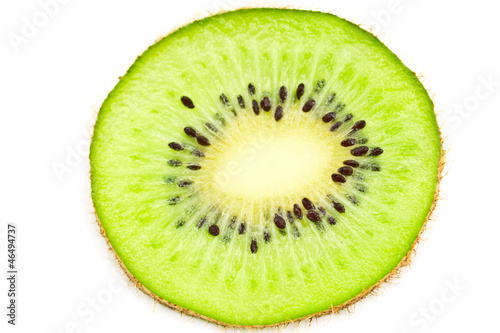slice of ripe kiwi fruit