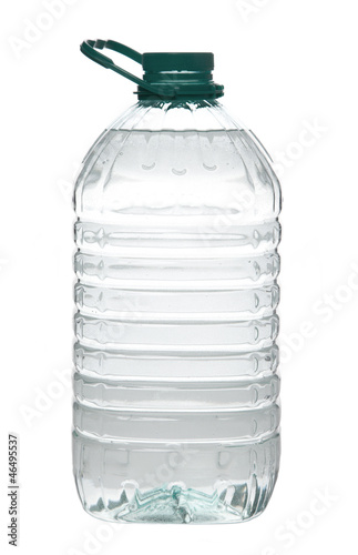 plastic water bottle isolated....