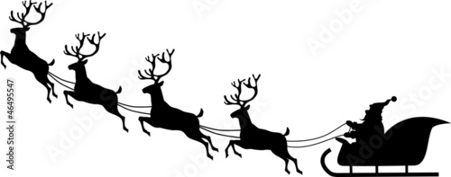 Santa's sleigh photo