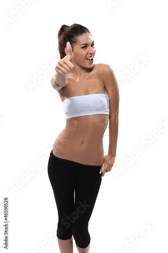 OK girl exultation