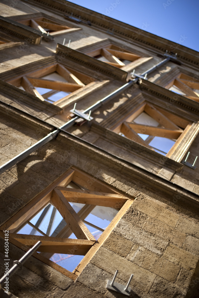 Obraz premium Chantier, maison, construction, rénovation, immobilier