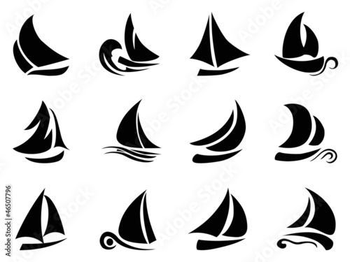 sailboat symbol photo
