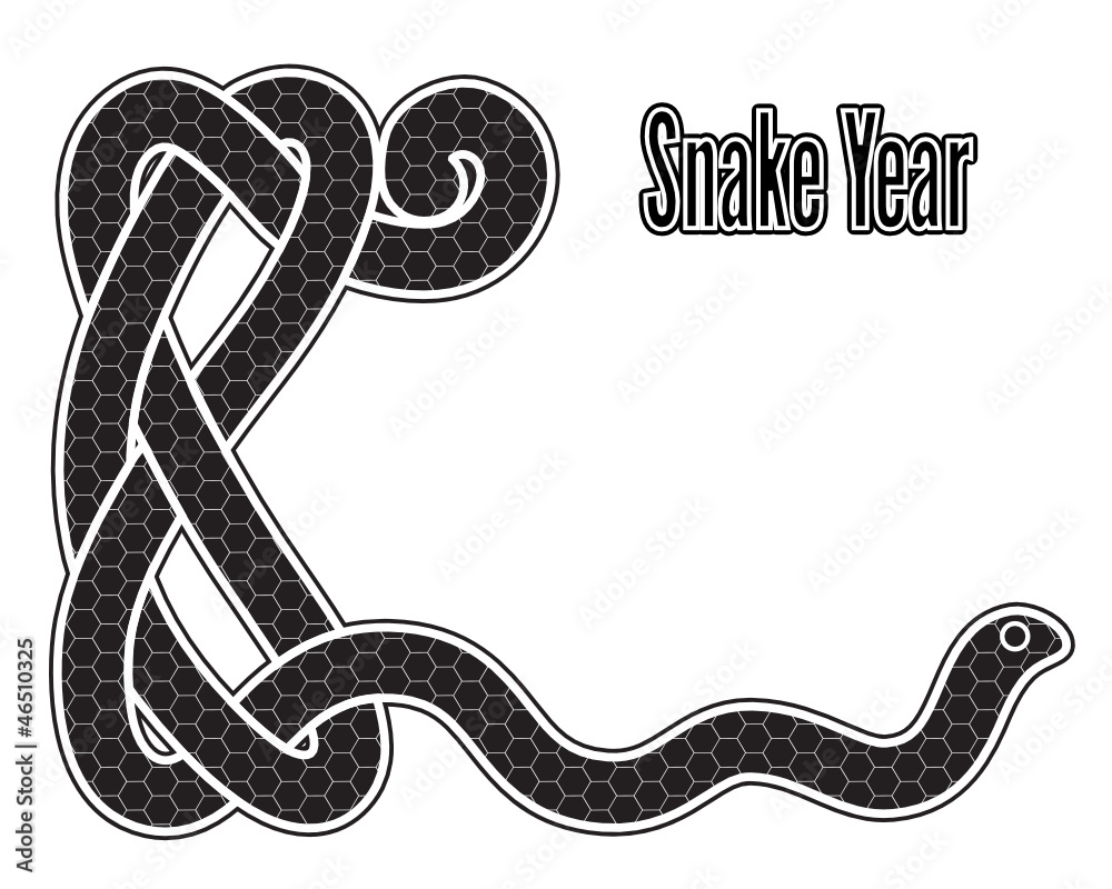 Snake year card, Chinese zodiac symbol 2013 Snake year card, Chinese zodiac symbol 2013