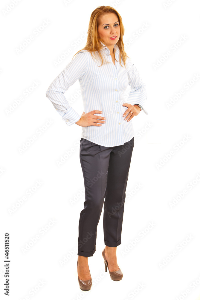 Full length of executive woman Full length of executive woman