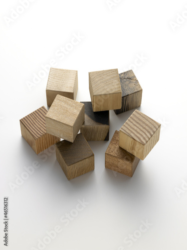wooden cubes - cubi di legno photo