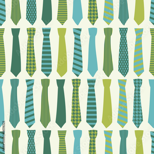 Seamless Necktie Pattern