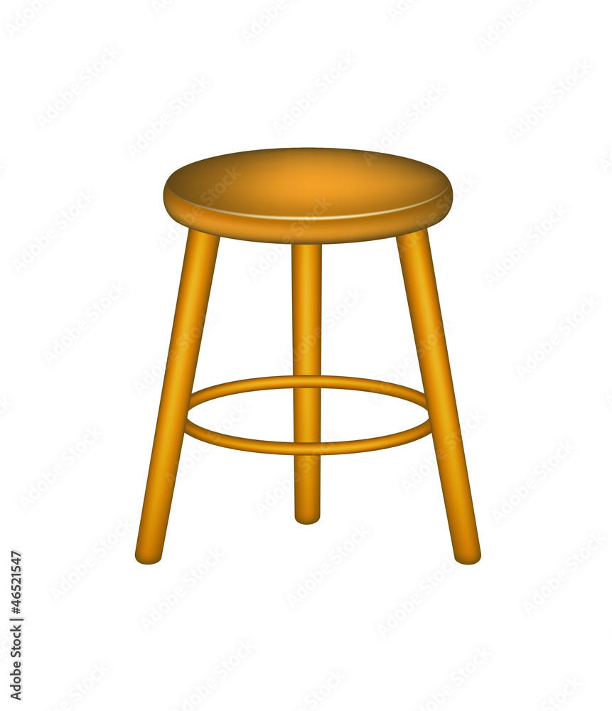 Wooden stool Wooden stool