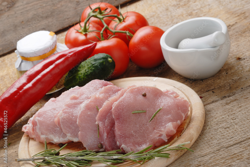 raw meat raw meat
