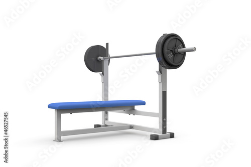 Weight bench for chest flat