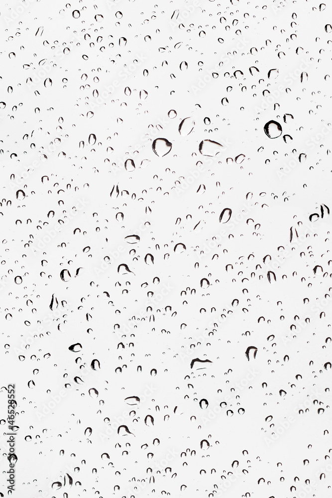 water drops on glass - obrazy, fototapety, plakaty 