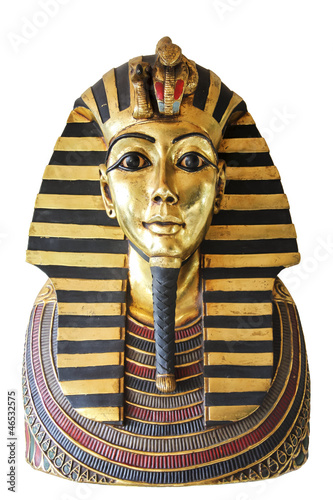 Konstfotografi egyptian king tut golden death mask