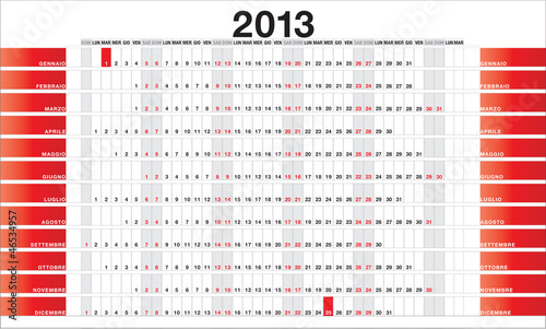 Planner 2013 red - IT