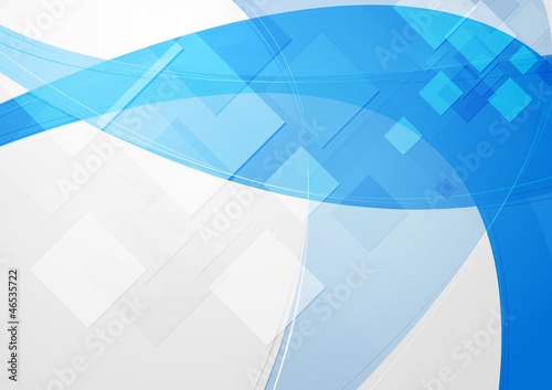 Bright blue abstraction