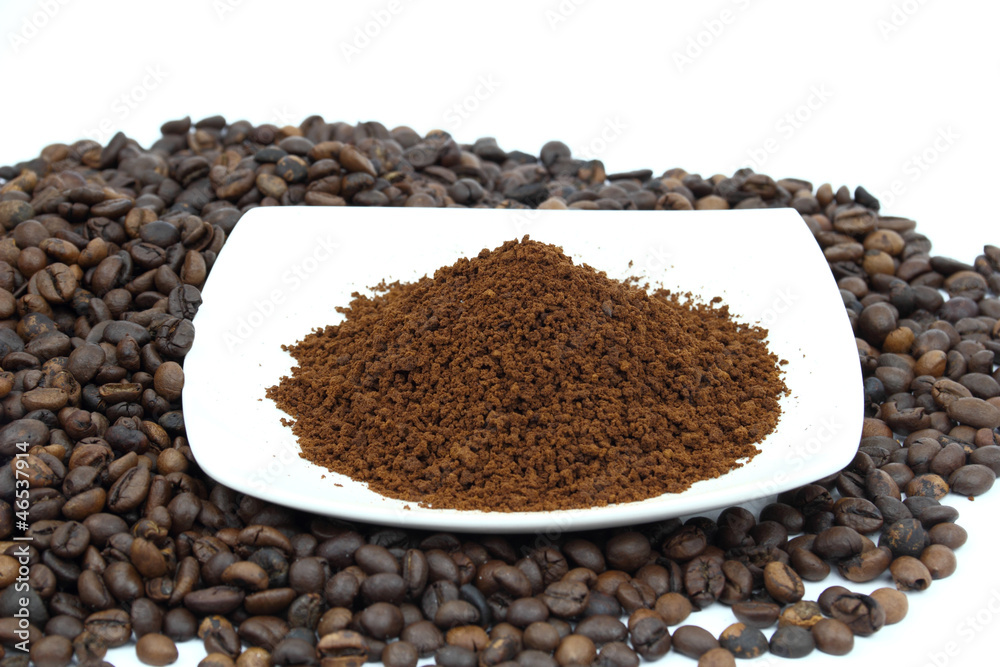 Beans of coffee Beans of coffee
