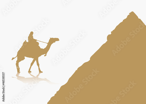 Egypt background - vector illustration
