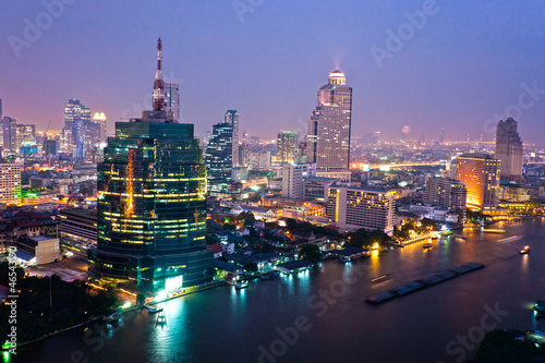 Bangkok Skyline  Thailand..