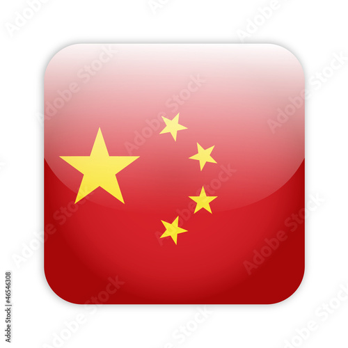 China flag button
