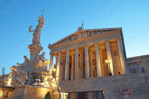 Photography Austrian Parliament Building, Vienna