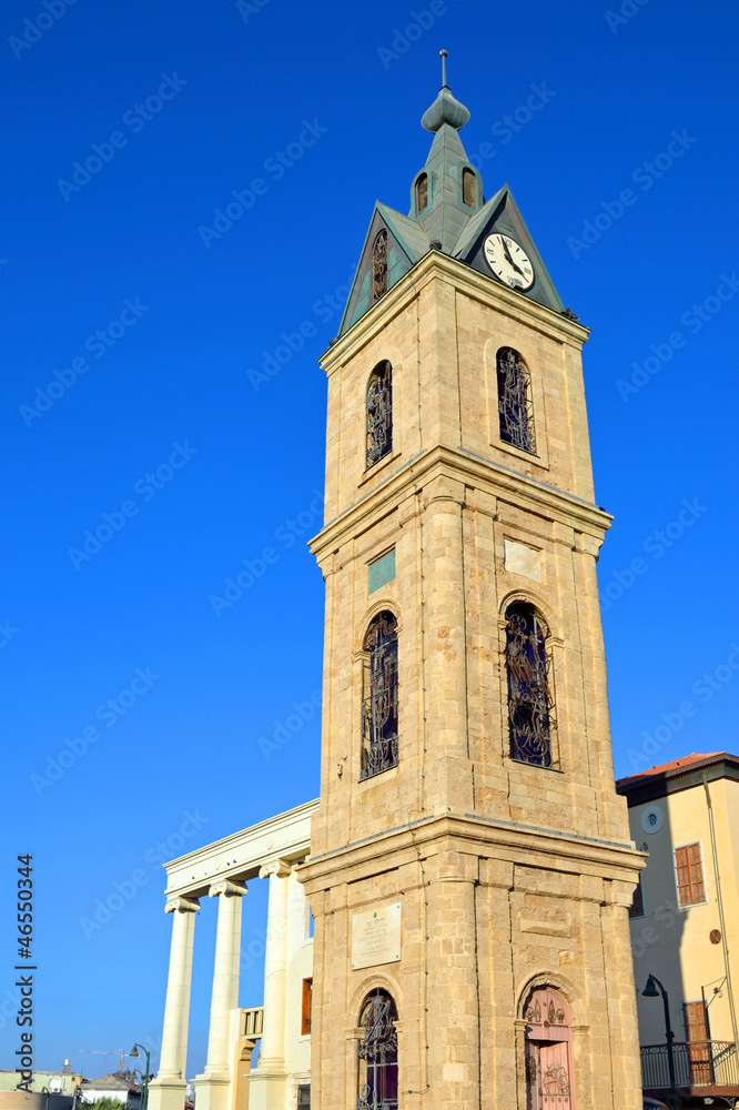 Clock tower in Jaffa,Israel