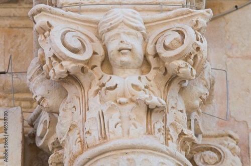 Church of St. Chiara. Copertino. Puglia. Italy.