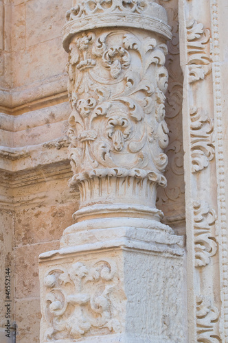 Church of St. Chiara. Copertino. Puglia. Italy.