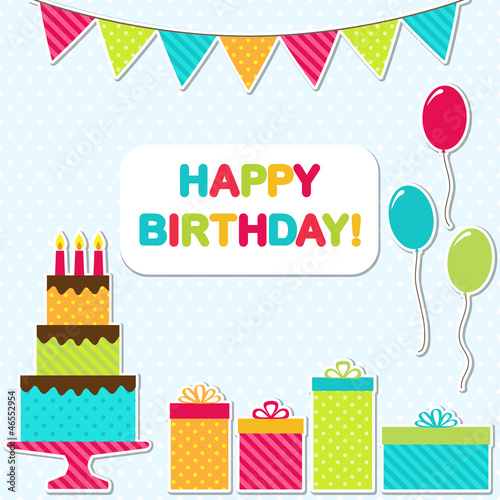 Birthday party card