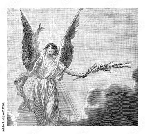 Tableau sur toile Angel of Light - Fantasy