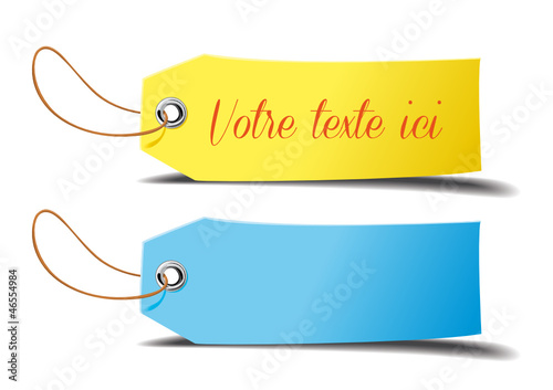 Etiquette souple couleurs