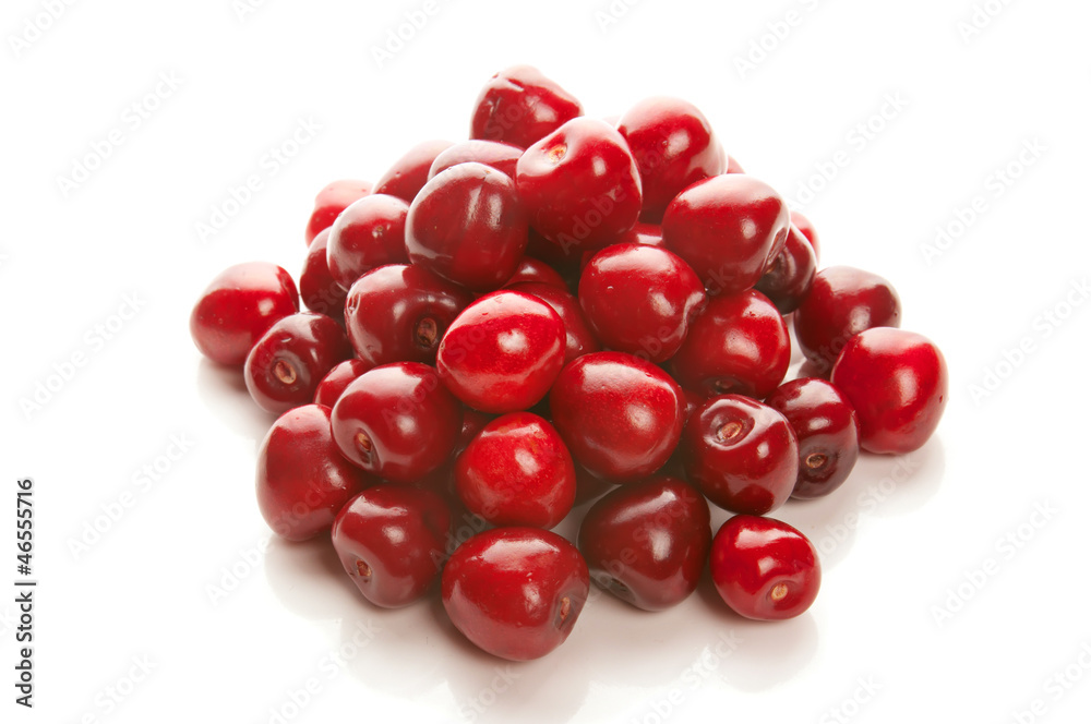 Heap of sweet cherries Heap of sweet cherries