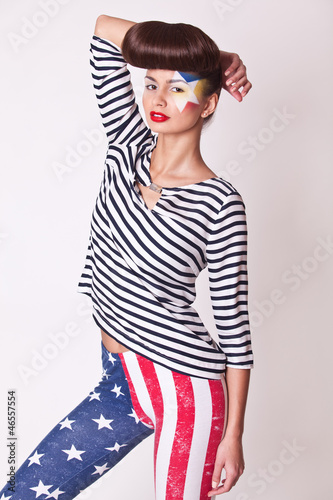 fashion beautiful model