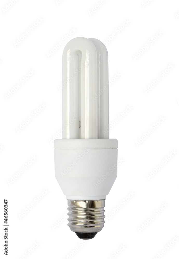 Fluorescent lamp isolated on white background Fluorescent lamp isolated on white background