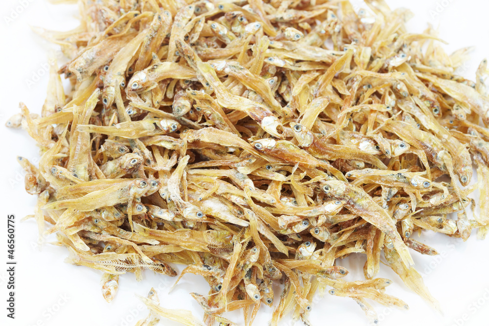 Small dry fish used in Asian cuisine
