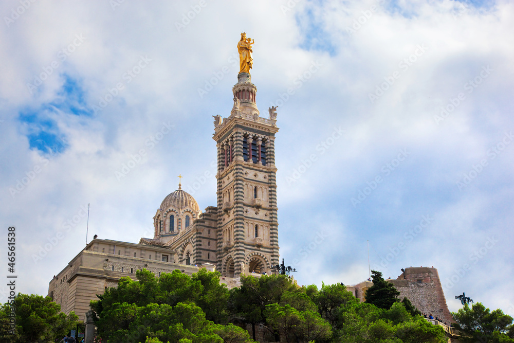 Notre Dame de la Garde, Marseille, France.