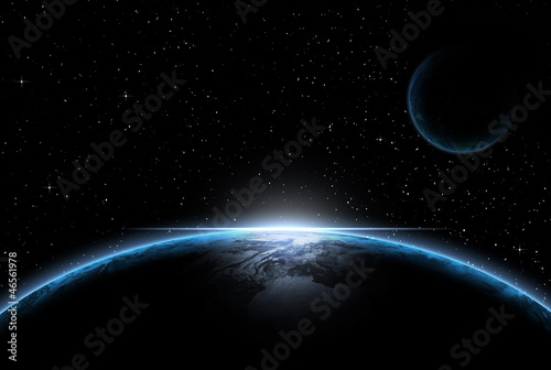 Planet and space