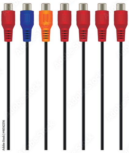 Set of video cables