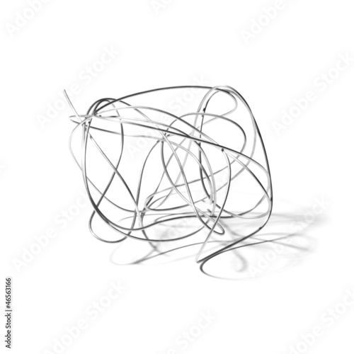 abstract iron wire