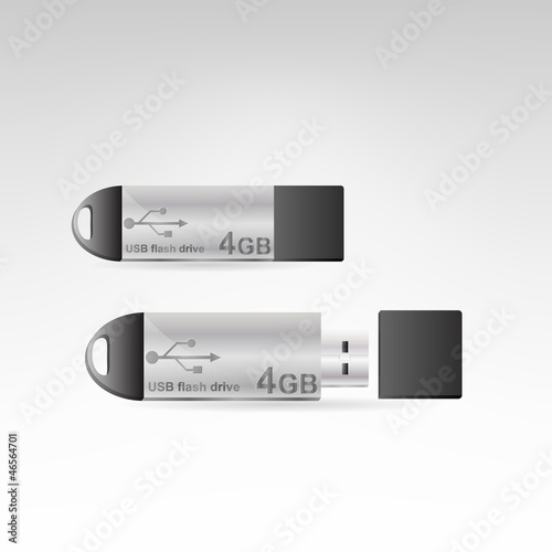 Vector USB flash drive
