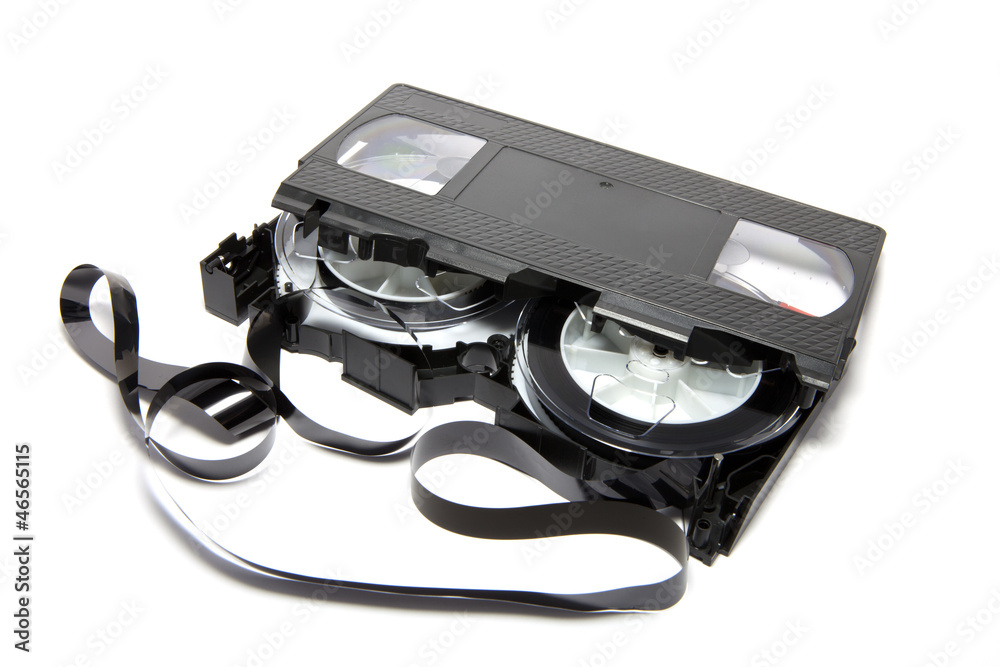 Cinta VHS estropeada
