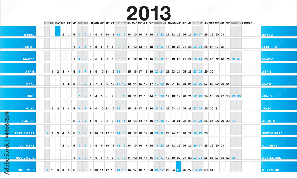 Planner 2013 blue - ES