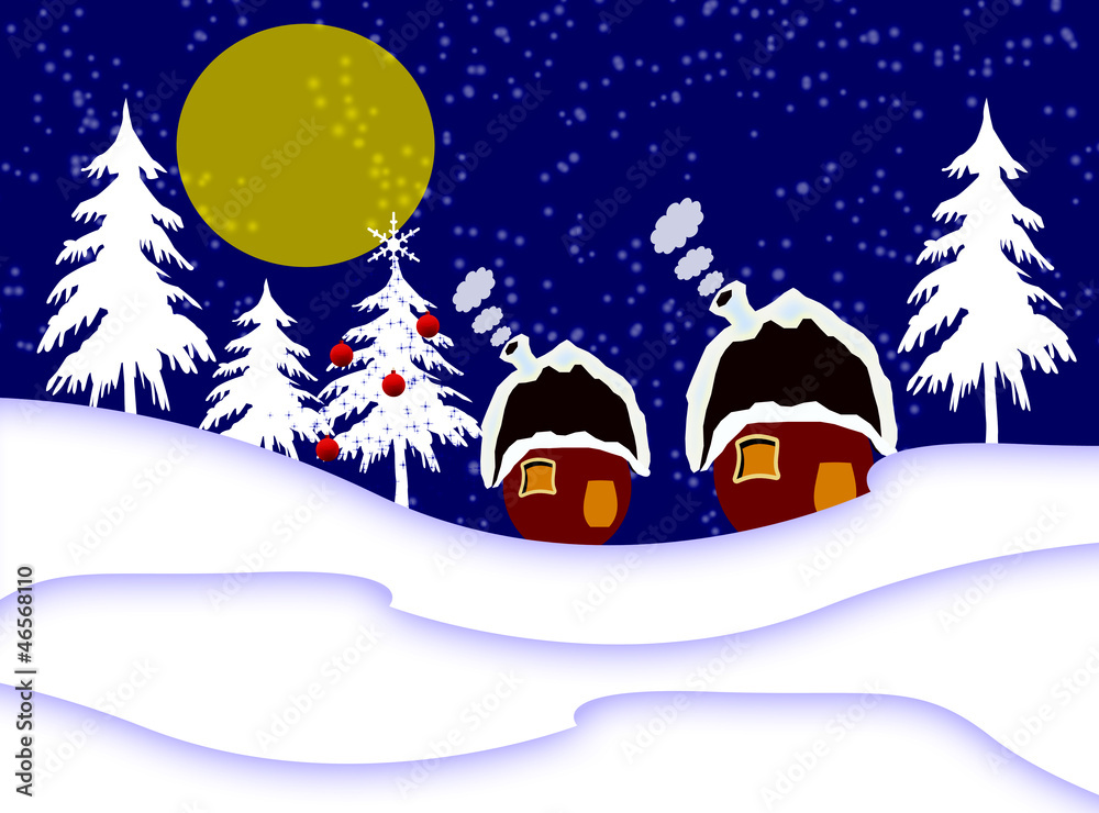 Naklejka premium Christmas greeting