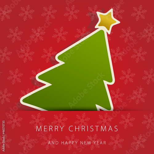 Christmas Tree Red Cover Style
