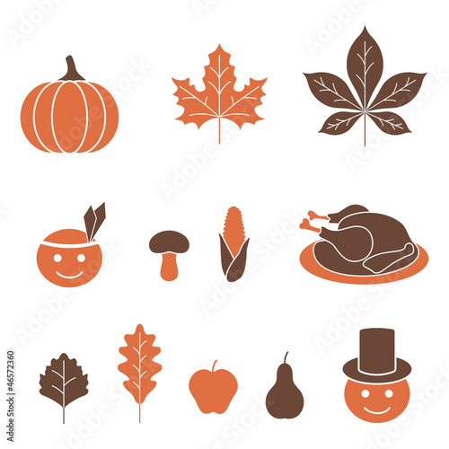 Thanksgiving icons