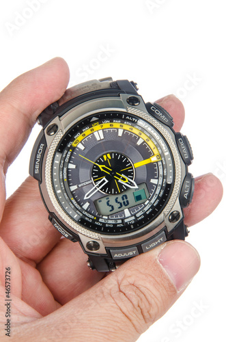 Modern and sport wristwatch