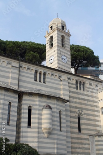 Celle Ligure - traditional church on the waterfront © Rossella