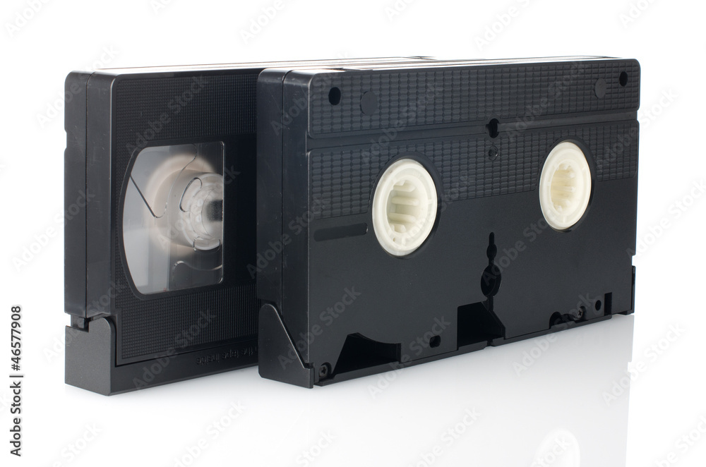 Obraz premium Old VHS Video tapes