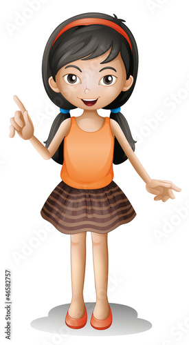 a girl