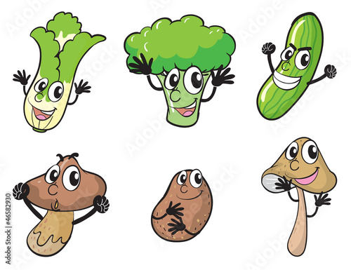 various vegetables